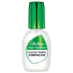 Базовое и верхнее покрытие Sally Hansen 2 в 1 Nail Nutrition Green Tea + Bamboo Strength 13.3 мл прозрачный