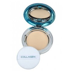 Enough пудра компактная с коллагеном увлажняющая Collagen Hydro Moisture Two Way Cake 21 натурально-бежевый