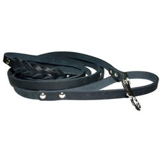 Поводок для собак Аркон Стандарт длинный черный 2.5 м 8 мм