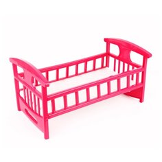 Green Plast Кроватка для кукол (ККП001) красный
