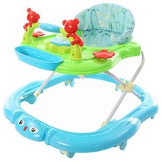Ходунки Наша игрушка Малышок 618 зеленый/голубой