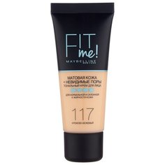 Maybelline New York Тональный крем Fit Me, 30 мл, оттенок: 117 Кремово-бежевый
