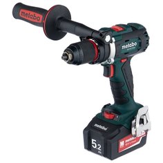 Аккумуляторная дрель-шуруповерт Metabo BS 18 LTX BL I 5.2Ah x2 Case 120 Н·м зеленый/черный