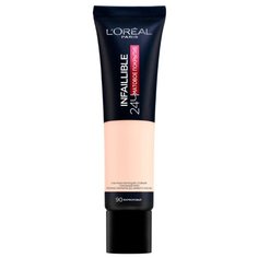 LOreal Paris Тональный крем Infaillible 24 часа матовое покрытие, 30 мл, оттенок: 90 фарфоровый