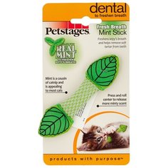 Игрушка для кошек Petstages Dental Мятный листик (335YEX) зеленый