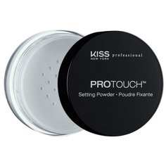 Kiss New York Professional рассыпчатая фиксирующая пудра Protouch 10 г invisible