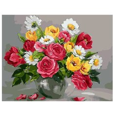 ВанГогВоМне Картина по номерам "Дачный букет", 40х50 (ZX 20083)