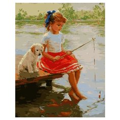 ВанГогВоМне Картина по номерам "Когда я была девочкой", 40х50 см (ZX 10081)