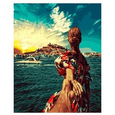 ВанГогВоМне Картина по номерам "Следуй за мной. Ибица", 40х50 (ZX 20687)