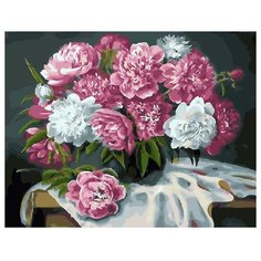 ВанГогВоМне Картина по номерам "Букет 15-ти пионов", 40х50 (ZX 10139)