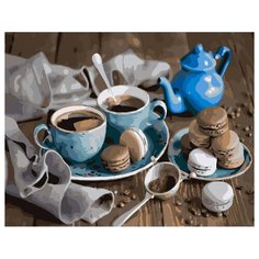 ВанГогВоМне Картина по номерам "Кофейная пара", 40х50 (ZX 20087)