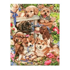 ВанГогВоМне Картина по номерам "Собачье счастье", 40х50 см (ZX 22142)