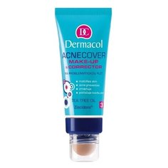 Dermacol Тональный крем Acnecover Make-Up With Corrector, 30 мл, оттенок: тон №3