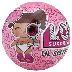 Кукла-сюрприз MGA Entertainment в шаре LOL Surprise 4 Decoder Lil Sisters, 4 см, 552147