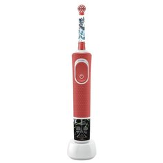 Электрическая зубная щетка Oral-B Vitality Kids Star Wars (D100.413.2K), красный
