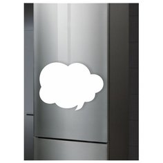 Доска на холодильник маркерная Doski4you СМСка комплект (30х40 см) белая