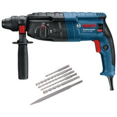 Перфоратор сетевой BOSCH GBH 240 + набор буров (2.7 Дж)