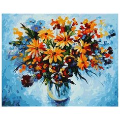 Белоснежка Картина по номерам "Разноцветные ромашки" 30х40 см (012-AS)