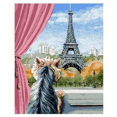 ВанГогВоМне Картина по номерам "Эйфелева башня", 40х50 см (ZX 21344)