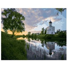ВанГогВоМне Картина по номерам "Церковь покрова на нерли", 40х50 см (ZX 21271)