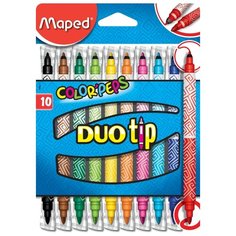 Maped Фломастеры ColorPeps Duo Tip (849010), 10 шт.