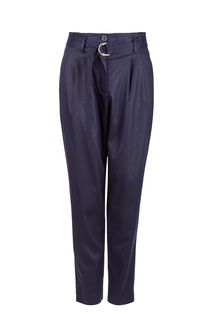 Зауженные синие брюки из хлопка Endorphine