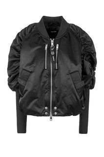 Короткая демисезонная куртка с объемными рукавами Diesel