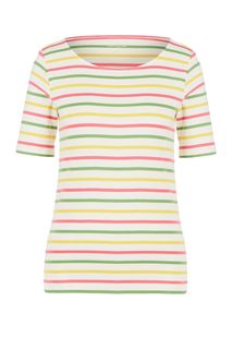 Джемпер в полоску с короткими рукавами Tom Tailor