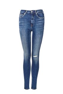 Джинсы скинни с потертостями CKJ 010 Calvin Klein Jeans