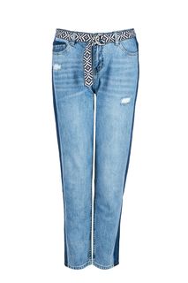 Рваные джинсы с поясом Krapiva