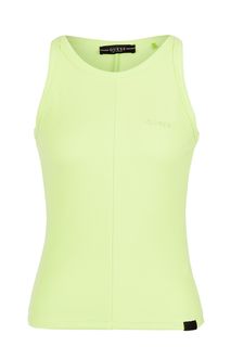 Салатовая майка из хлопка Guess
