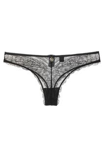 Черные кружевные трусы-бразилиана Guess