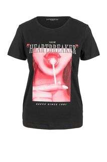 Футболка из хлопка с короткими рукавами Guess