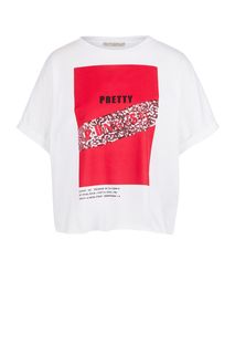 Футболка свободного кроя с пайетками Guess