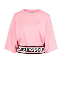 Укороченная футболка свободного кроя Guess