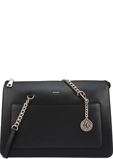 Кожаная сумка с длинными ручками Dkny