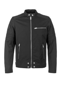 Легкая черная куртка на молнии Diesel