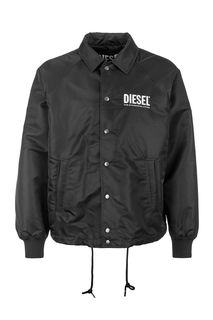 Легкая черная куртка на кнопках Diesel