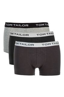 Комплект из трех хлопковых трусов-боксеров Tom Tailor