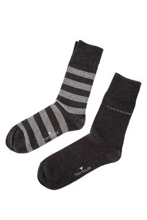 Комплект из двух пар носков в полоску Tom Tailor