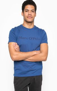 Однотонная хлопковая футболка Marc Opolo