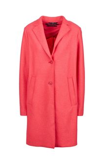 Шерстяное пальто розового цвета Marc Opolo