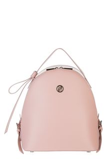 Маленький розовый рюкзак из гладкой кожи Afina