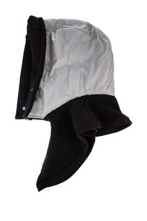 Шапка-капюшон серого цвета на молнии UNU Clothing