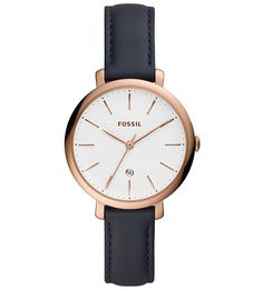 Кварцевые часы с функцией даты Jacqueline Fossil