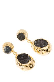 Серьги с вставками из кварца Cosmos