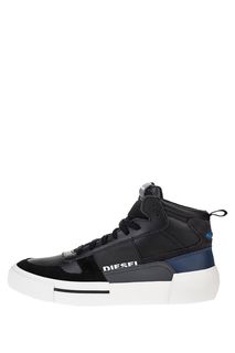 Высокие кеды из натуральной кожи Diesel