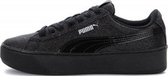 Кеды для девочек Puma Vikky Platform Glitz, размер 34,5