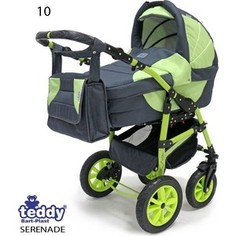 Коляска 2 в 1 Bart Plast SERENADE PCO 10 графит-салатовый