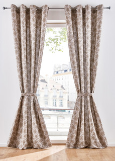 Штора с цветочным узором (1 шт.) Bonprix